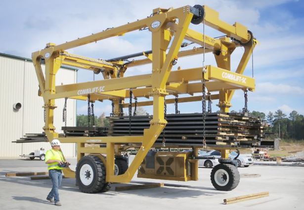 Straddle Carriers For The Structural Steel Industry