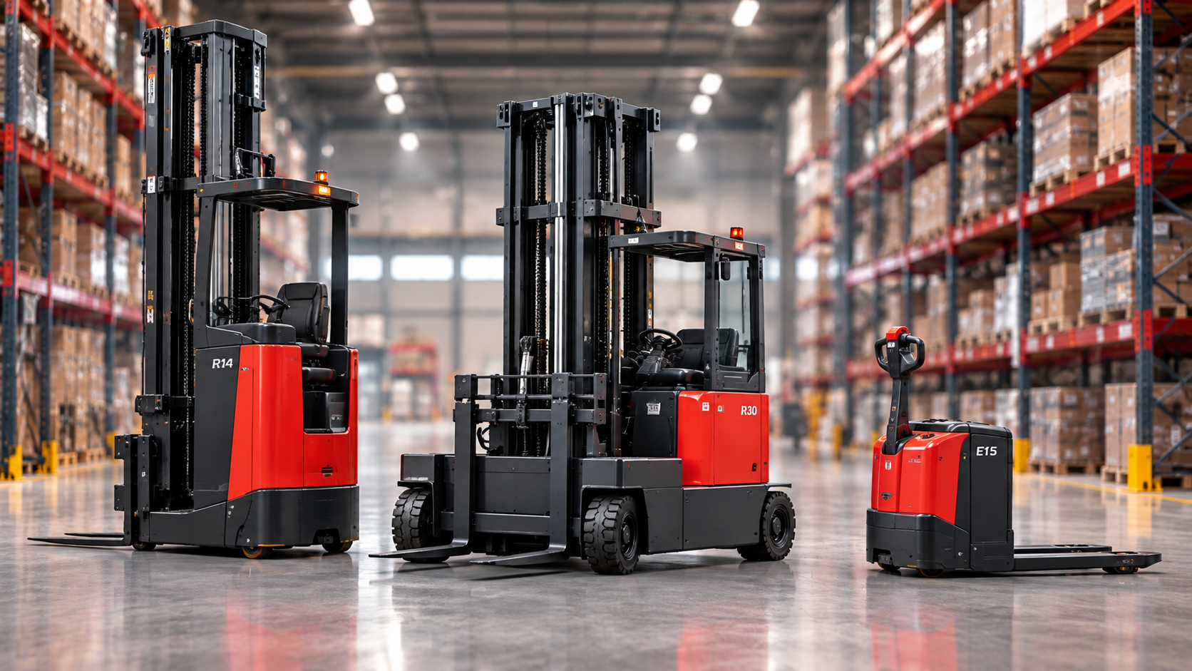 Choosing material handling equipment for a warehouse